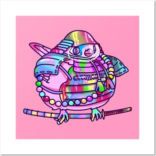 Bubble Gum Samurai Chonk Posters and Art